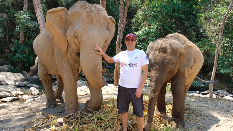 Thailand Trek -Elephant Sanctuary Field Visit - Chiang Mai