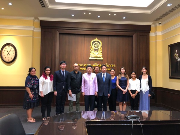 Thailand Trek - Meeting with Minister of Education
